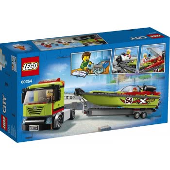 LEGO City Great Vehicles Μεταφορικό Αγωνιστικού Σκάφους 60254 5702016617887