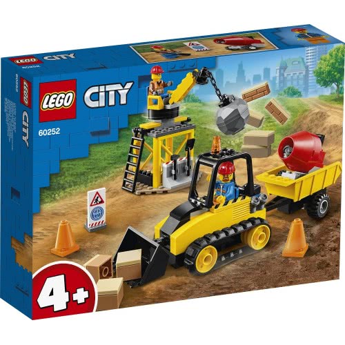 LEGO City Great Vehicles Μπουλντόζα Οικοδομών 60252 5702016617863