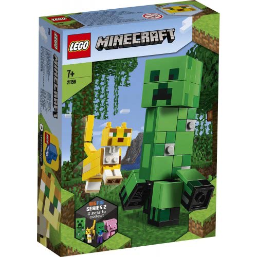 LEGO Minecraft Creeper Bigfig With Ocelot 21156 5702016618235