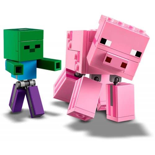 LEGO Minecraft Pig Bigfig With Baby Zombie 21157 5702016618242