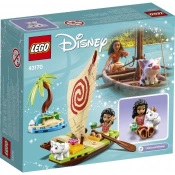 LEGO Disney Princess Η Θαλάσσια Περιπέτεια Της Βαϊάνα 43170 5702016618365