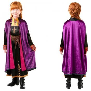 Rubies Disney Frozen II Deluxe Anna Travel Dress 7 - 8 Years 300492L 883028389346