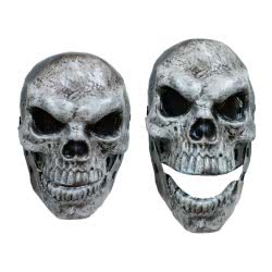 Christakopoulos Carnaval Mask Skeleton With Jaw Movement 9506 5212007554195