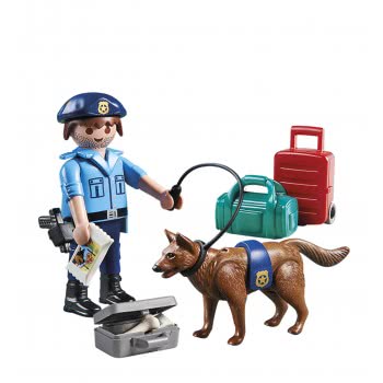 Playmobil Easter Eggs Αστυνομικός Με Σκύλο 70085 4008789700858
