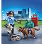 Playmobil Easter Eggs Αστυνομικός Με Σκύλο 70085 4008789700858