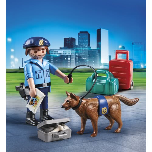 Playmobil Easter Eggs Αστυνομικός Με Σκύλο 70085 4008789700858