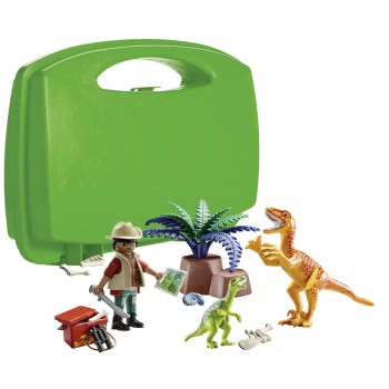 Playmobil Dinos Maxi Βαλιτσάκι Εξερευνητής Και Δεινόσαυροι 70108 4008789701084
