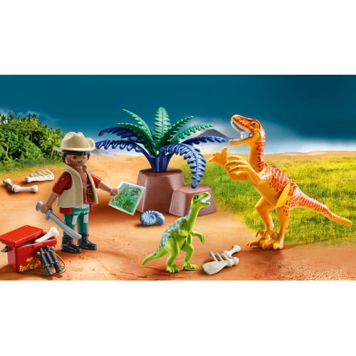 Playmobil Dinos Maxi Βαλιτσάκι Εξερευνητής Και Δεινόσαυροι 70108 4008789701084