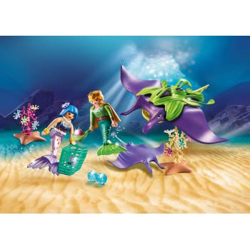 Playmobil Magic Συλλέκτες Μαργαριταριών Με Γιγάντιο Σαλάχι Μάντα 70099 4008789700995