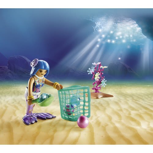 Playmobil Magic Συλλέκτες Μαργαριταριών Με Γιγάντιο Σαλάχι Μάντα 70099 4008789700995