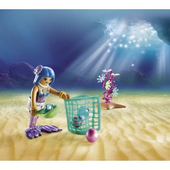 Playmobil Magic Συλλέκτες Μαργαριταριών Με Γιγάντιο Σαλάχι Μάντα 70099 4008789700995