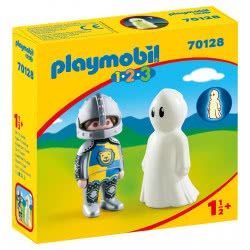 Playmobil 1.2.3 Knight With Ghost 70128 4008789701282
