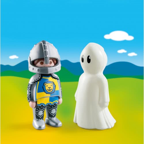 Playmobil 1.2.3 Knight With Ghost 70128 4008789701282