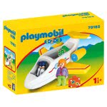 Playmobil 1.2.3 Plane With Passenger 70185 4008789701855