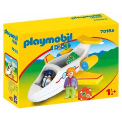 Playmobil 1.2.3 Αεροπλάνο Με Επιβάτη 70185 4008789701855