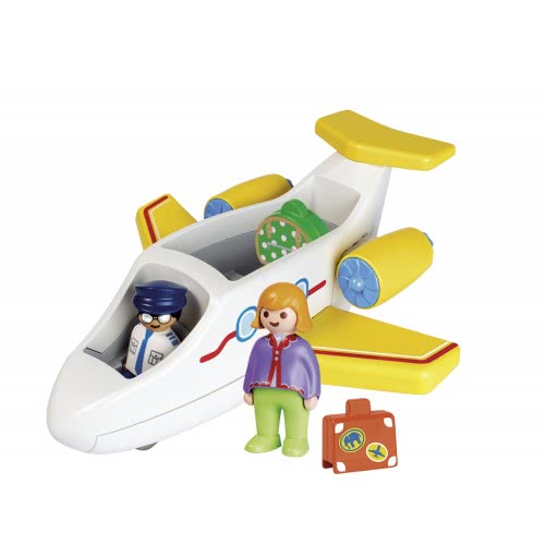 Playmobil 1.2.3 Plane With Passenger 70185 4008789701855