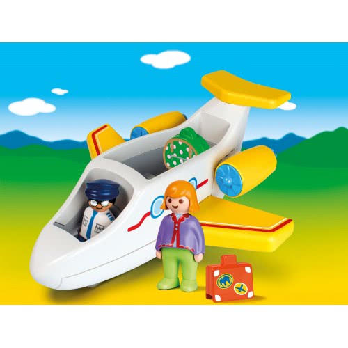 Playmobil 1.2.3 Αεροπλάνο Με Επιβάτη 70185 4008789701855