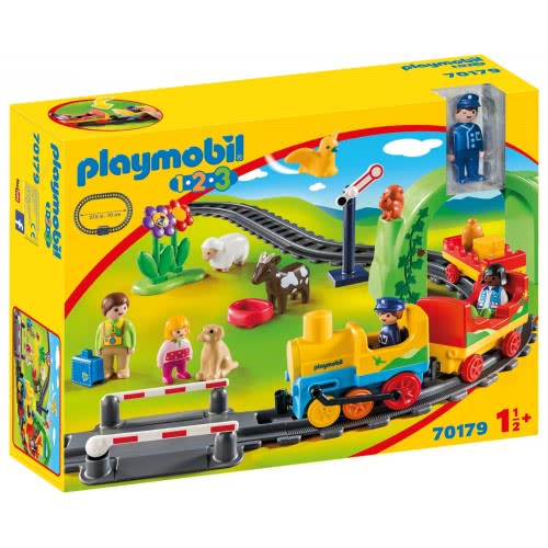 Playmobil Σετ Τρένου 1.2.3 Με Ζωάκια Και Επιβάτες 70179 4008789701794