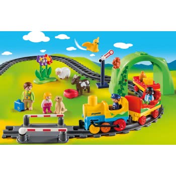 Playmobil Σετ Τρένου 1.2.3 Με Ζωάκια Και Επιβάτες 70179 4008789701794