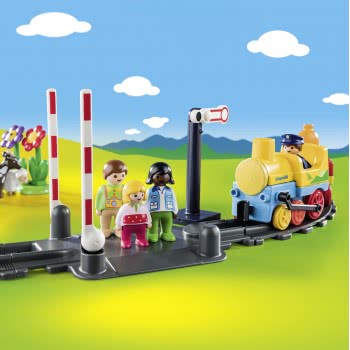 Playmobil Σετ Τρένου 1.2.3 Με Ζωάκια Και Επιβάτες 70179 4008789701794