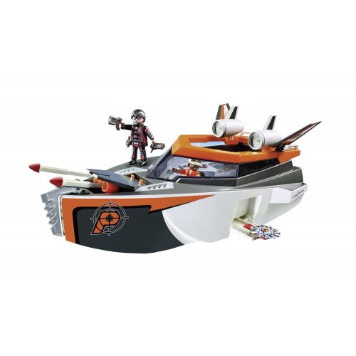 Playmobil Top Agents Κατασκοπευτικό Σκάφος Της Spy Team 70002 4008789700025