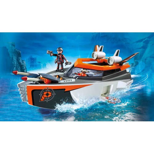 Playmobil Top Agents SPY TEAM Turboship 70002 4008789700025