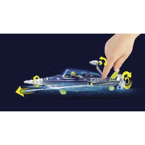 Playmobil Top Agents Σκάφος Υποβρύχιων Καταστροφών Της SHARK Team 70005 4008789700056