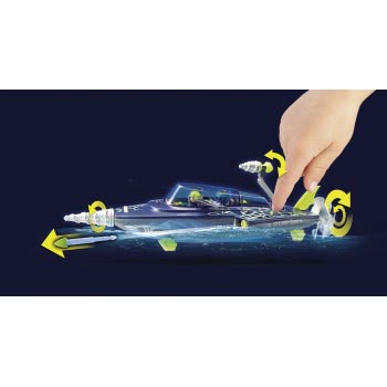 Playmobil Top Agents Σκάφος Υποβρύχιων Καταστροφών Της SHARK Team 70005 4008789700056