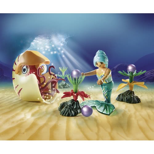 Playmobil Magic Γοργόνα Με Θαλάσσιο Σαλιγκάρι Γόνδολα 70098 4008789700988