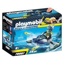 Playmobil Top Agents Aqua Scooter Της SHARK Team 70007 4008789700070