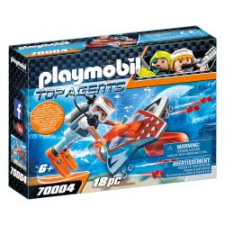 Playmobil Top Agents Υποθαλάσσιο Τζετ Της Spy Team 70004 4008789700049