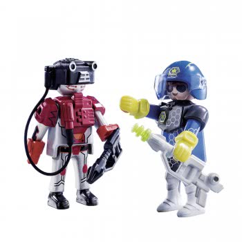 Playmobil Space Duo Pack Αστυνόμος Διαστήματος Και Κακοποιός 70080 4008789700803
