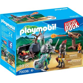 Playmobil Starter Pack Knight Treasure Battle 70036 4008789700360