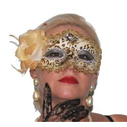 maskarata Μάσκα Μάτια Κίτρινη Πολυτελείας A0438 5200304404381