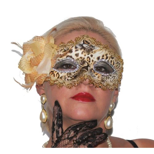 maskarata Μάσκα Μάτια Κίτρινη Πολυτελείας A0438 5200304404381