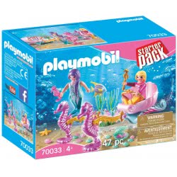 Playmobil Starter Pack Άμαξα Με Ιππόκαμπους Και Γοργόνες 70033 4008789700339