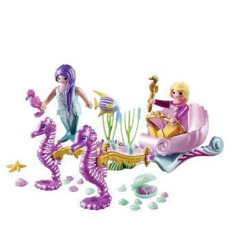 Playmobil Starter Pack Άμαξα Με Ιππόκαμπους Και Γοργόνες 70033 4008789700339