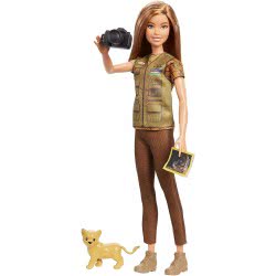 Mattel Barbie National Geographic Φωτορεπόρτερ GDM46 887961748024