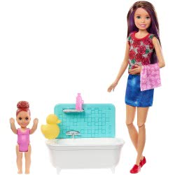 Mattel Barbie Skipper Babysitters - Ώρα Για Μπάνιο FXH05 887961691276
