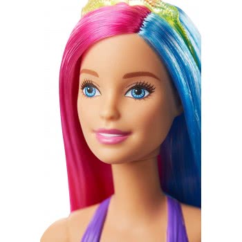 Mattel Barbie Dreamtopia Έκπληξη Γοργόνα Κούκλα Με Μπλε Ουρά GJK07 / GJK08 887961812985