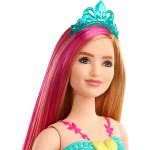 Mattel Barbie Dreamtopia Princess Doll Blonde With Pink Hairstreak, Curvy GJK12 / GJK16 887961813043
