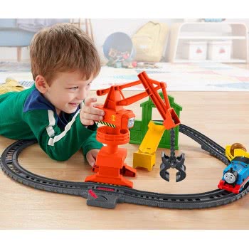 Mattel Thomas And Friends Crane And Cargo Μεταφορές Με Την Cassia Το Γερανό (Με Τον Τόμας) GHK83 887961795691