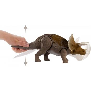 Mattel Jurassic World Sound Strike Triceratops Δεινόσαυρος Με Κινούμενα Μέλη Και Ήχους GJN64 / GJN65 887961814385