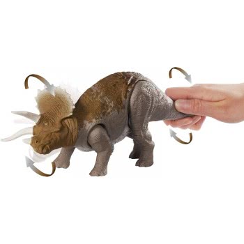 Mattel Jurassic World Sound Strike Triceratops Δεινόσαυρος Με Κινούμενα Μέλη Και Ήχους GJN64 / GJN65 887961814385