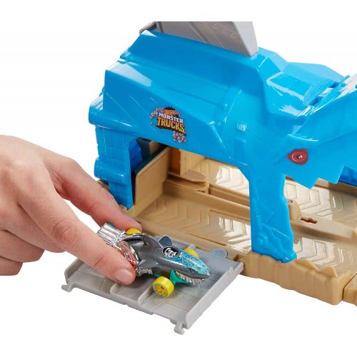 Mattel Hot Wheels Monster Trucks Shark Wreak Καρχαρίας Σετ Παιχνιδιού Εκτοξευτές GKY01 / GKY03 887961833638