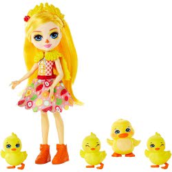 Mattel Enchantimals Dinah Duck Doll With Slosh And Family GJX43 / GJX45 887961819908