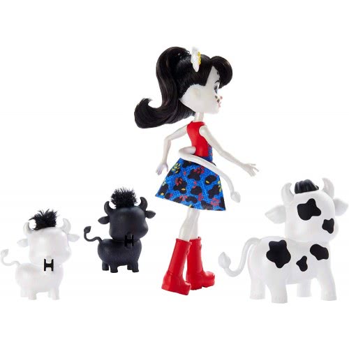 Mattel Enchantimals Cambrie Cow Κούκλα Και Ζωάκια Φιλαράκια GJX43 / GJX44 887961819915