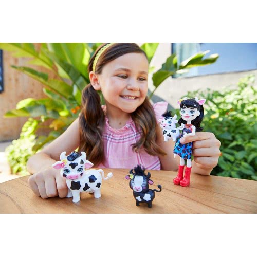 Mattel Enchantimals Cambrie Cow Κούκλα Και Ζωάκια Φιλαράκια GJX43 / GJX44 887961819915