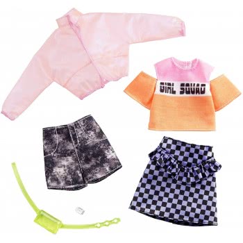 Mattel Barbie Μόδες Σετ Των 2 Τεμαχίων Girl Squad FKT27 / GHX58 887961805284