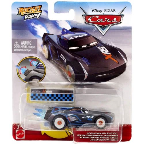 Mattel Disney Pixar Cars Rocket Racing Αυτοκίνητα Jackson Storm Με Τοίχο GKB87 / GKB90 887961822861